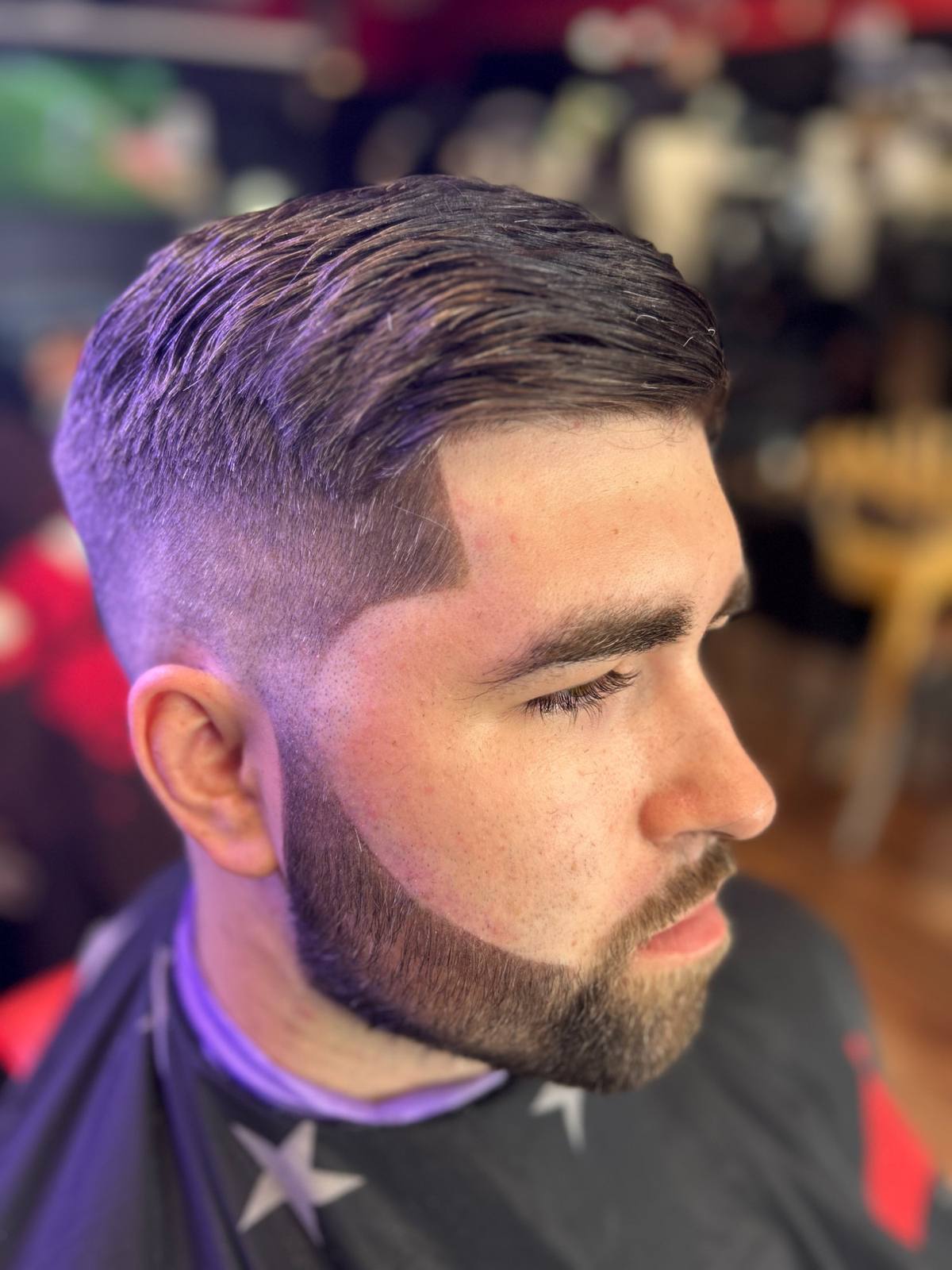 Low Fade Beard Sculpt