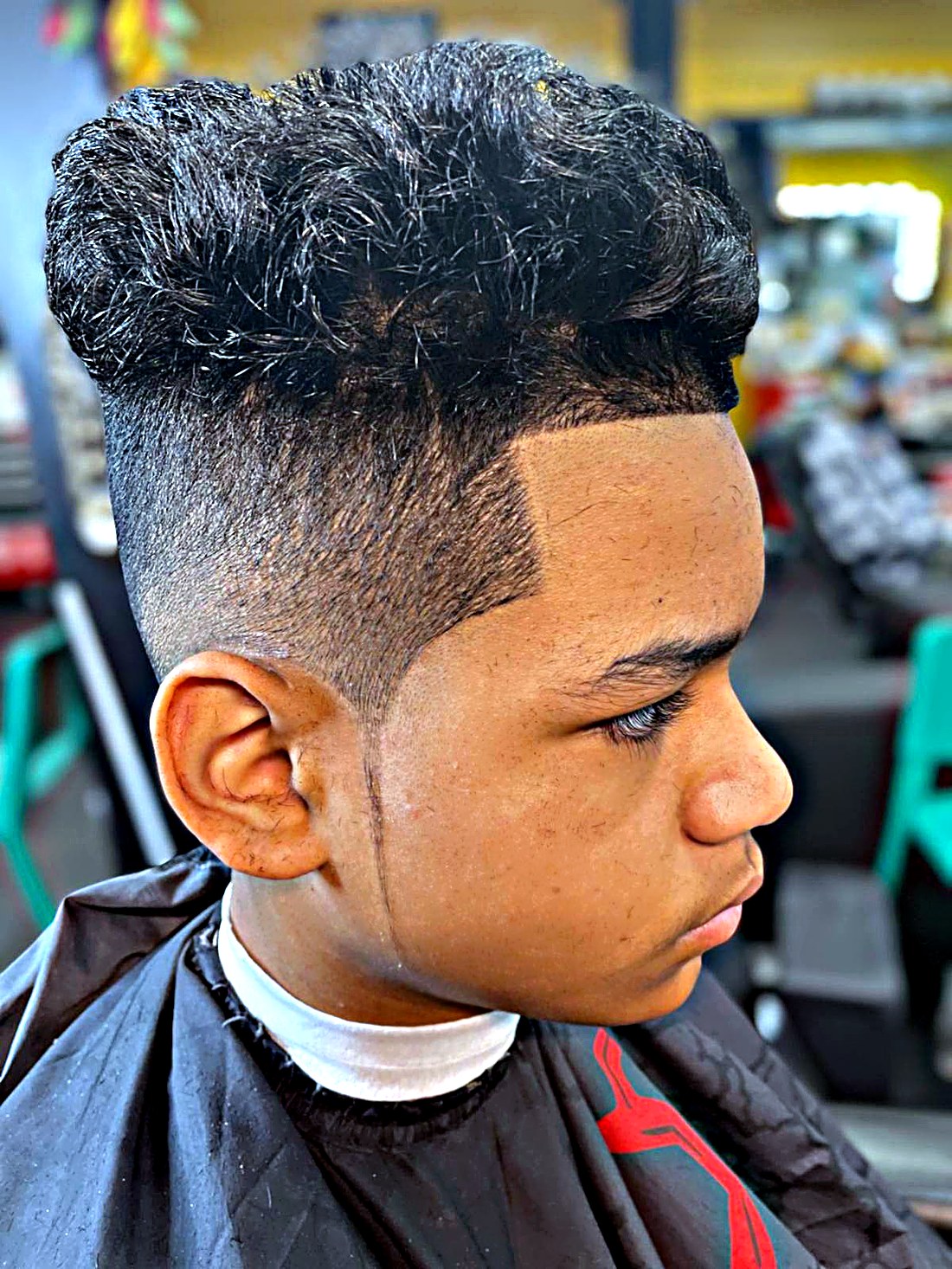 High top burst fade